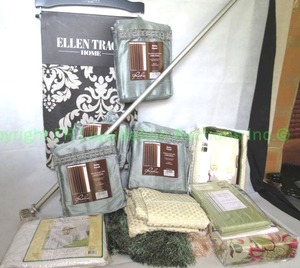 lot 158 image: Curtains in unopened packs including Brissac, Hamden and others