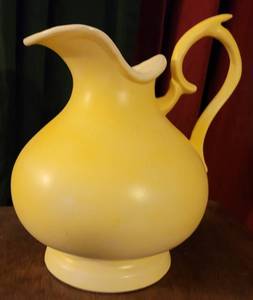 lot 14 image: Vintage Arnels Pottery Pitcher as shown.