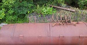 lot 159 image: Large Smoker and More as shown. Smoker approx 8ft long.