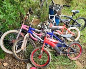 lot 182 image: Lot Of 5 Assorted Bikes as shown.