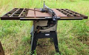 lot 185 image: Craftsman table saw as shown.