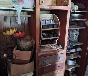 lot 216 image: All Contents Of Storage Cabinet as shown. See pictures