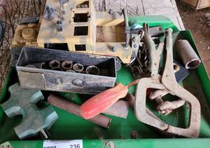 lot 236 image: Welding Pliers, Sockets, and more as shown.