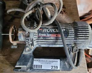 lot 239 image: Rotozip Spiral Saw SCS01 as shown.