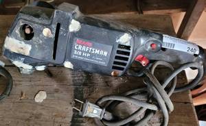 lot 240 image: Craftsman 2 Speed 6 Disc SanderPolisher as shown.
