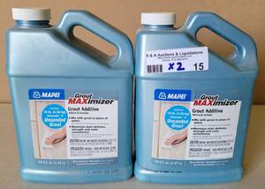 lot 15 image: LOT OF 2 MAPEI GROUT MAXIMIZER ADDITIVES AS SHOWN. YOUR BID X 2