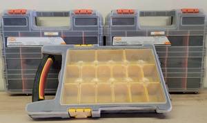 lot 73 image: LOT OF 3 MULTI-COMPARTMENT ORGANIZERS AS SHOWN. (YOUR BID X 3)