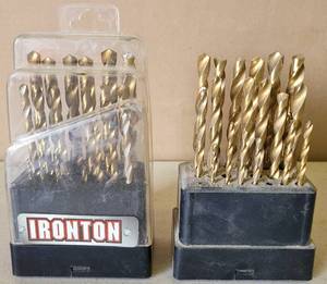 lot 94 image: LOT OF 2 DRILL BIT SETS AS SHOWN. (YOUR BID X 2)
