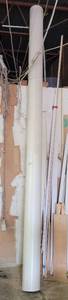 lot 137 image: LARGE SCH 40 PVC WELL CASING PIPE MEASURING APPROX. 8.5 DIAMETER x 162 LONG.