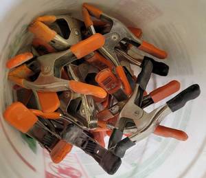 lot 174 image: LOT OF 24 SPRING CLIPS AS SHOWN. (YOUR BID X 24)