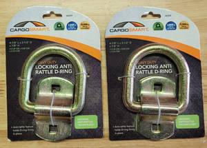 lot 181 image: LOT OF 2 CARGOSMART HEAVY DUTY LOCKING ANTI RATTLE D-RING AS SHOWN.