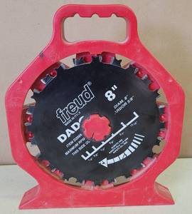 lot 182 image: FREAUD 8 CURCULAR SAW BLADE SET D208M AS SHOWN.