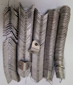 lot 205 image: LOT OF ANGLED BRACKETS AS SHOWN.