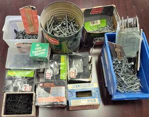 lot 244 image: LOT OF ASSORTED HARDWARE AS SHOWN.