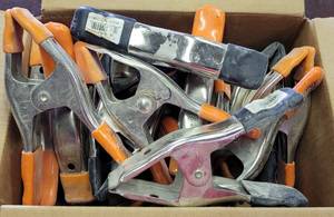 lot 249 image: LOT OF 24 SPRING CLIPS AS SHOWN. (YOUR BID X 24)