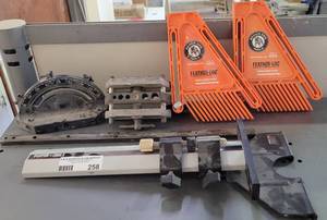 lot 258 image: LOT OF ASSORTED SAW GUIDES AS SHOWN.