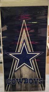 lot 260 image: LARGE DALLAS COWBOYS DECAL ON 3M SCOTCH CAL FILM AS SHOWN.