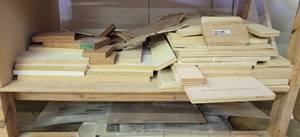 lot 263 image: LOT OF ASSORTED WOOD IN VARIOUS SIZES AND STYLES AS SHOWN.