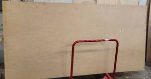 lot 272 image: BIRCH WOOD PANEL AS SHOWN. APPROX. 4FT x 8FT.