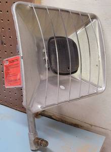lot 294 image: COLEMAN POWERMATE 15000 BTU PROPANE RADIANT HEATER 5014-751 AS SHOWN.