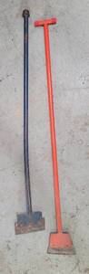 lot 298 image: LOT OF 2 SCRAPERS AS SHOWN. (YOUR BID X 2)
