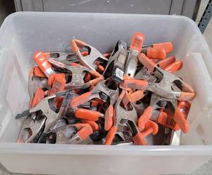 lot 304 image: LOT OF 24 SPRING CLIPS AS SHOWN. (YOUR BID X 24)