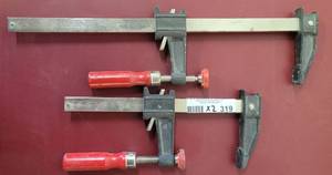 lot 319 image: LOT OF 2 CLAMPS IN SIZES SHOWN. (YOUR BID X 2)