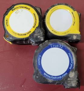 lot 328 image: LOT OF MEASURING TAPES AS SHOWN.