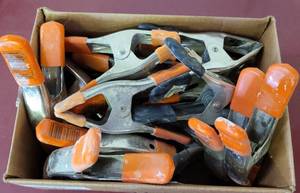 lot 330 image: LOT OF 18 SPRING CLIPS AS SHOWN. (YOUR BID X 18)