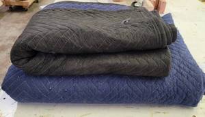 lot 333 image: LOT OF 2 FURNITURE MOVING BLANKETS AS SHOWN. (YOUR BID X 2)