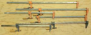 lot 339 image: LOT OF 6 CLAMPS IN VARIOUS SIZES AS SHOWN. (YOUR BID X 6)