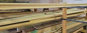 lot 348 image: LOT OF ASSORTED WOOD IN VARIOUS SIZES AND STYLES AS SHOWN.