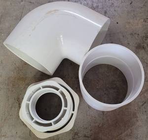 lot 365 image: LOT OF 3 LARGE SIZE FITTINGS AS SHOWN.
