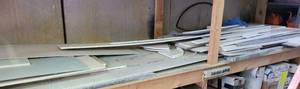 lot 374 image: LOT OF SAMSUNG STARON SOLID SURFACE MATERIAL AS SHOWN. CHECK IT OUT