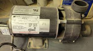 lot 378 image: INSULATED WET END PUMP MODEL CRBT 07-1AC AS SHOWN.