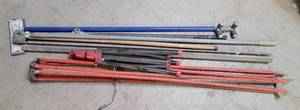 lot 406 image: TRIPOD, CORNER ROLLER, AND MORE AS SHOWN.