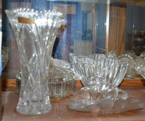 lot 62 image: Lead Crystal Nachtmann Vase, Covered Candy Dish and More