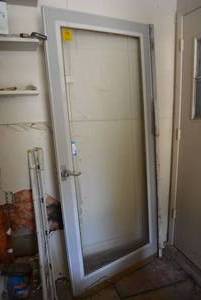 lot 140 image: Glass Storm Door