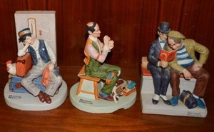 lot 75 image: Norman Rockwell Figurines