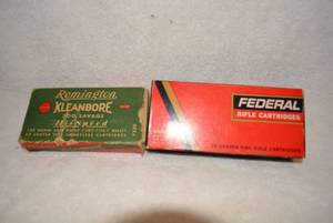 lot 318 image: Federal and Remington Kleanbore 300 Savage Rifle Cartridges