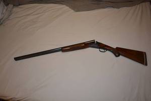 lot 319 image: Vintage made in Spain, Sears J.C. Higgins Model 100, 12 GA Double Barrel Shotgun