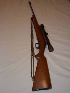 lot 321 image: Remington Model 722 bolt action Rifle 300 Sav Caliber with Weaver 4x32 Scope