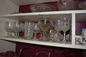 lot 279 image: Crystal Goblets and Glass Goblets
