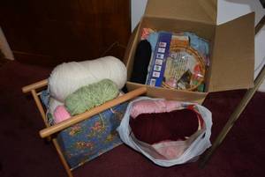 lot 284 image: Yard Rolls and Yarn Bag