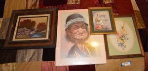 lot 311 image: Wall Art Prints and Painting, see pictures