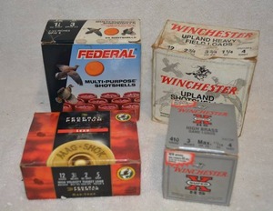 lot 327 image: Federal and Winchester 12 GA shotgun Shells and 410 shotgun Shells
