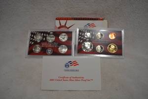 lot 339 image: 2005 Silver Proof Set (Bid is times the quantity of 2)