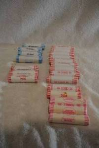 lot 348 image: Mixed Lot of Rolls Pennies and Nickels