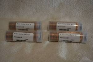 lot 349 image: 4 $12 Rolls of 48 Uncirculated State Quarters