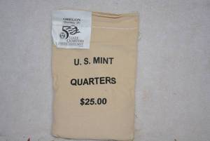 lot 515 image: US Mint $25 Oregon Quarters Bag, P-Mint